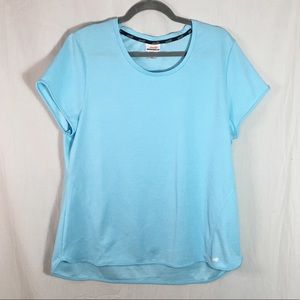 Avia Women’s XXL Workout Shirt Powder Blue